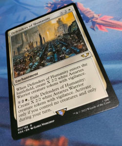 Defenders of Humanity - Warhammer 40,000 - Rare - NM (See pics) MTG - Image 3