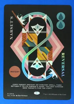 MTG Narset's Reversal FOIL An Encyclopedia of Magic Secret Lair 0014 RARE - Image 1