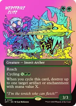 Webstrike Elite Foil Borderless Aetherdrift NM MTG - Image 1