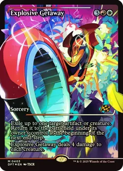 Explosive Getaway Showcase Foil Aetherdrift NM MTG - Image 1