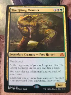 MTG EDH Custom Commander Deck: The Gitrog Monster - BG Landfall - Image 1