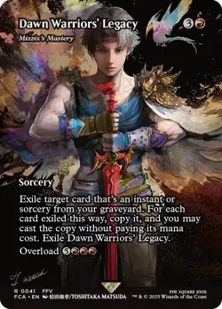 Dawn Warriors' Legacy - Mizzix's Mastery (Showcase) Final Fantasy: Through the Ages Regular for sale online - Image 3