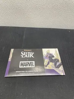 Magic the Gathering MTG Secret Lair: Spider-Man Villainous Plots Rainbow Foil - Image 1