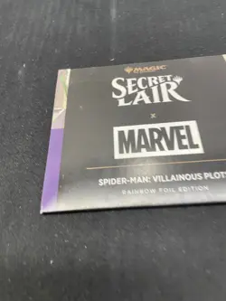 Magic the Gathering MTG Secret Lair: Spider-Man Villainous Plots Rainbow Foil - Image 2