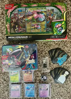 Pokemon Mega Evolution Lot-Sealed Collector Box & Sealed Collector Chest,& More! - Image 1