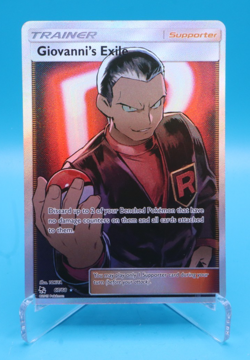 Pokemon - 67/68 - Giovanni's Exile (Full Art) - Hidden Fates - Image 1