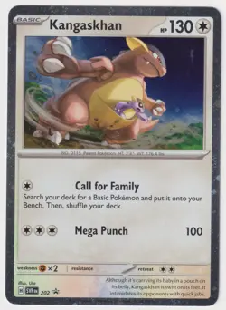 Kangaskhan SVP202 Black Star Promo Holo Destined Rivals NM - Pokemon TCG - Image 1