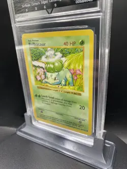 1999 Pokemon Base Set Shadowless Bulbasaur 44/102 PSA CGC GG 7 Near MINT - Image 2