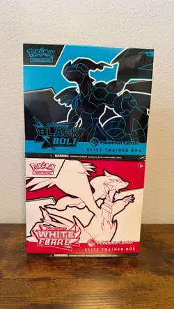 Pokemon Center Exclusive - Black Bolt AND White Flare ETB SHIPS FAST 🟩 - Image 1