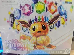 2025 POKEMON SCARLET & VIOLET PRISMATIC EVOLUTIONS ETB SEALED ELITE TRAINER BOX - Image 1