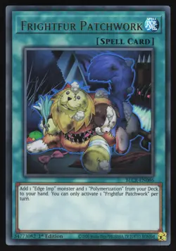 Frightfur Patchwork - BLCR-EN086 - Ultra Rare - 1st Edition Yugioh - Image 1