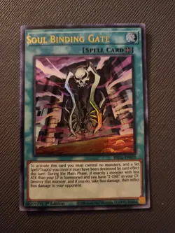Yu-Gi-Oh MISPRINT! *NAME SHIFT* Soul Binding Gate BROL-EN022 - Image 1