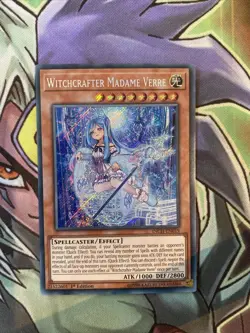 INCH-EN019 Witchcrafter Madame Verre Secret Rare 1st Edition NM Yugioh Card - Image 1