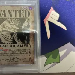 One Piece Card PSA10 Marshall D. Teach OP09-093 Wanted Alternate Art Japanese - Image 5