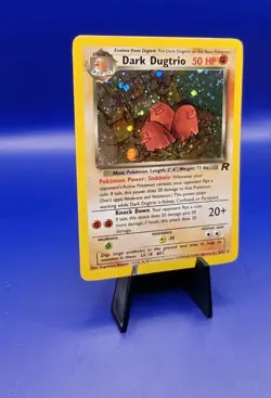 Dark Dugtrio 6/82 Team Rocket Set Holo Rare Pokemon Card Nintendo TCG WOTC NM - Image 2