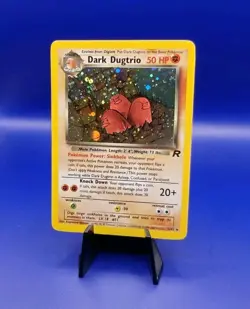 Dark Dugtrio 6/82 Team Rocket Set Holo Rare Pokemon Card Nintendo TCG WOTC NM - Image 3