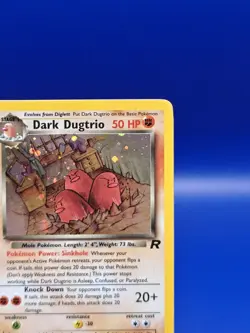 Dark Dugtrio 6/82 Team Rocket Set Holo Rare Pokemon Card Nintendo TCG WOTC NM - Image 5