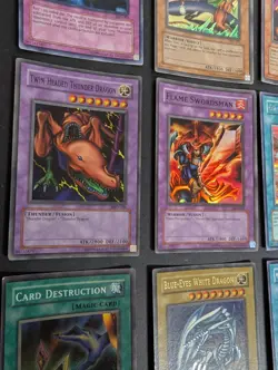 Yugioh Vintage 1996 Unlimited Holo Lot 12 Cards Total. MP-HP Condition - Image 5