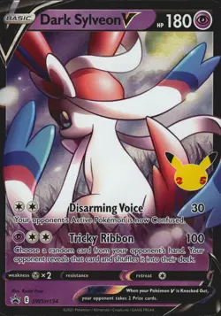 Dark Sylveon V SWSH134 Promo SWSH: Sword & Shield Promo Cards Pokemon Card NM - Image 1