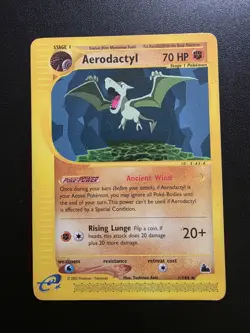 Pokemon Aerodactyl Card 1/144 Skyridge Non-Holo Rare WOTC - Image 1