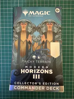 Modern Horizons 3 Commander Collector Edition Foil Tricky Terrain MTG - New - Image 1