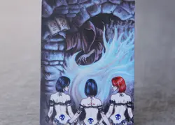 Dark Goth Girlfriends Ritual MTG Satirical Altered Art - Image 2