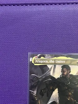 Aragorn, the Uniter (Borderless) Universes Beyond: the Lord of the Rings: Tales of Middle-Earth Regular for sale online - Image 5