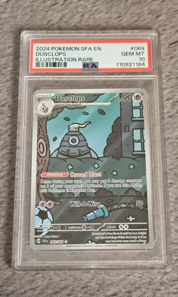 Pokemon TCG Dusclops 069/064 PSA 10 Shrouded Fable Illustration Rare - Image 1