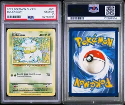 PSA 10 GEM MINT Bulbasaur 001/034 CLV Classic Box Holo Rare Pokemon TCG 2023 - Image 3
