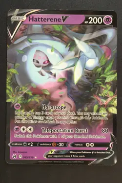 Hatterene V 065/159 - Pokemon TCG - Sword & Shield Crown Zenith - Image 1