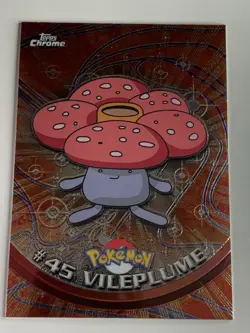 2000 Topps Chrome Pokemon Series 1 #45 Vileplume FREE COMBINED SHIPPING - Image 1