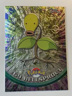 2000 Topps Chrome Pokemon Series 1 #69 Bellsprout FREE Combined Shipping - Image 1