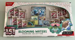 Pokemon TCG 151 Blooming Waters Premium Collection Box Sealed - Image 1