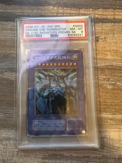 Yu-Gi-Oh PSA8 Obelisk the Tormentor GB Promo G4-02 2000 Japanese - Image 1