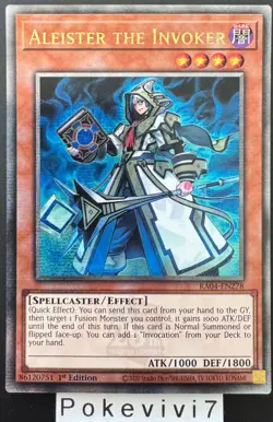 YU-GI-OH! Card ALEISTER THE INVOKER RA04-EN278 QCSR NEW - Image 1