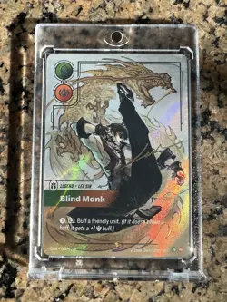 League of Legends TCG Riftbound Lee Sin - Signed Ultra Rare Card - Image 1