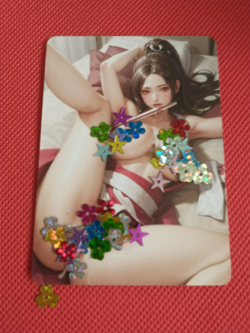 Mai Shiranui Fighter Anime Waifu ACG Goddess Holo Card - Image 1