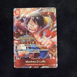 Monkey.D.Luffy (Winner Pack Vol. 5) ST01-012 One Piece Promotion Cards Foil for sale online - Image 1