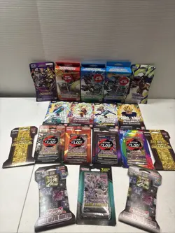 Sealed Trading Card Lot Yugioh Digimon Dragon Ball - Image 1