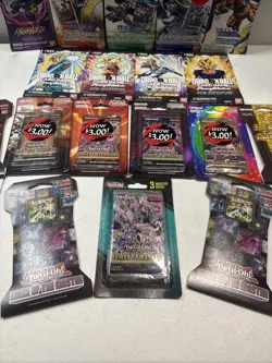 Sealed Trading Card Lot Yugioh Digimon Dragon Ball - Image 2