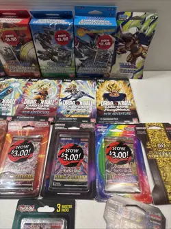 Sealed Trading Card Lot Yugioh Digimon Dragon Ball - Image 5