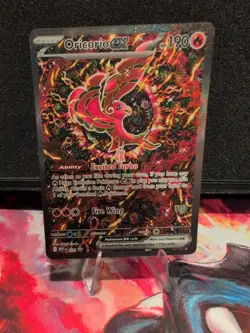 2025 Pokemon Phantasmal Flames Promo Card 024 Oricorio EX from Charizard UPC . - Image 2