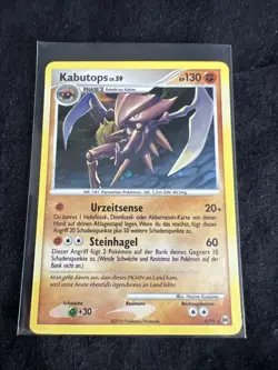 Pokemon Karte Kabutops Holo 4/99 Arceus Deutsch Pokemon Card Fossil Rare - Image 1