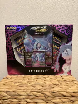 Pokemon Champions Path Hatterene V Collection Box Factory Sealed - Image 1