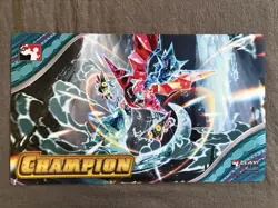 Official Play! Tera Dragapult Pokemon TCG League Cup Champion Playmat - Image 1