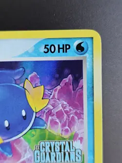 Pokemon TCG Mudkip EX Crystal Guardians 58/100 "Reverse Holo" Stamped Common VLP - Image 3
