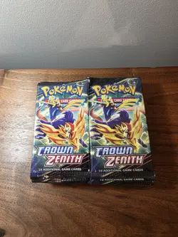20 Pokemon Crown Zenith Booster Packs (20 Packs From Sea & Sky) - Image 1