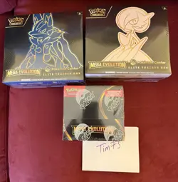 Pokemon Center Mega Evolutions Gardevoir + Lucario ETB + Enhanced Booster Box - Image 1
