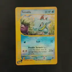 Totodile 134/165 Holo Reverse Expedition Set Base Inglese (Pokemon 2002) - Image 1