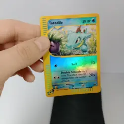 Totodile 134/165 Holo Reverse Expedition Set Base Inglese (Pokemon 2002) - Image 2